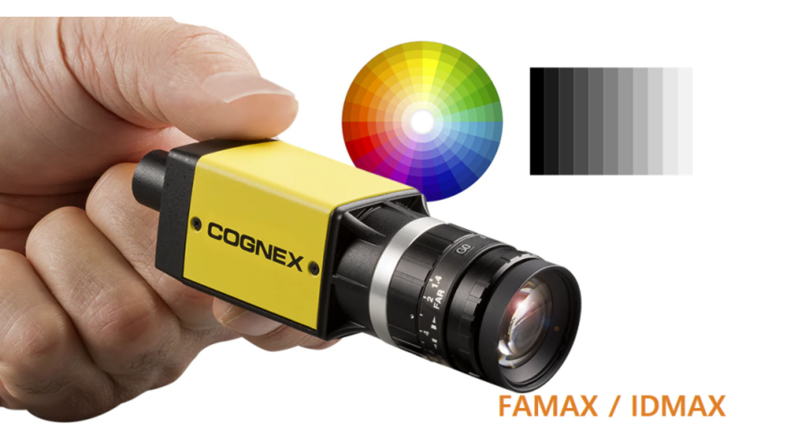 회사소개서에 수록된 Cognex 비전 카메라와 검사 구성
